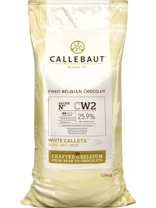 Шоколад Callebaut белый 25,9% 10 кг | Для торта