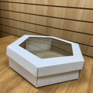 Коробка для кондитерских изделий с PVC крышкой «Мрамор», 15 × 15 × 3 см | Для торта